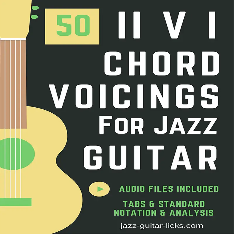 II V I Guitar Chords - 50 Exercises