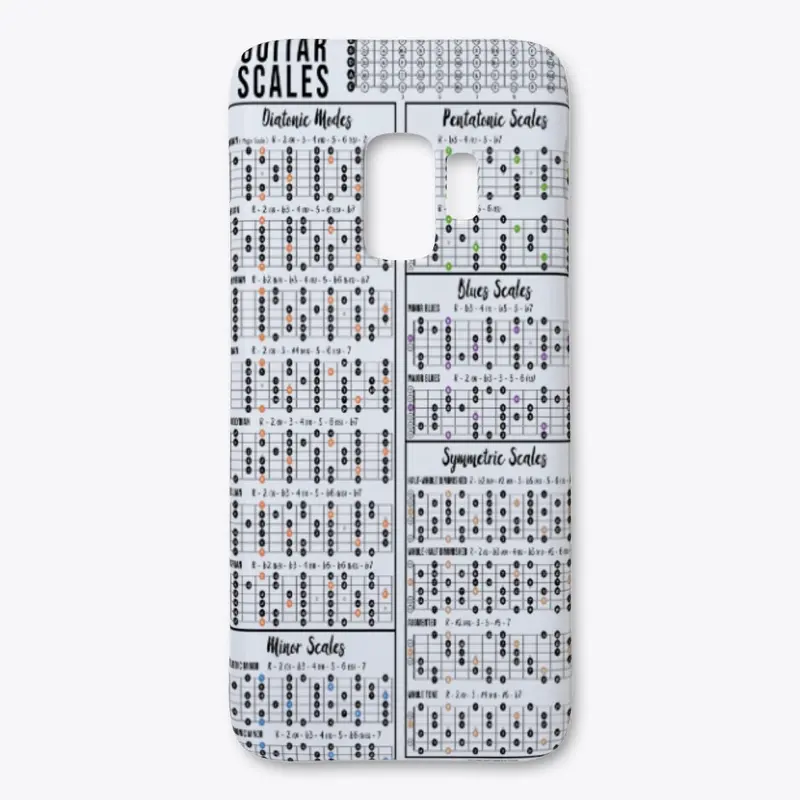 Samsung Phone Case - Guitar Scale Shapes