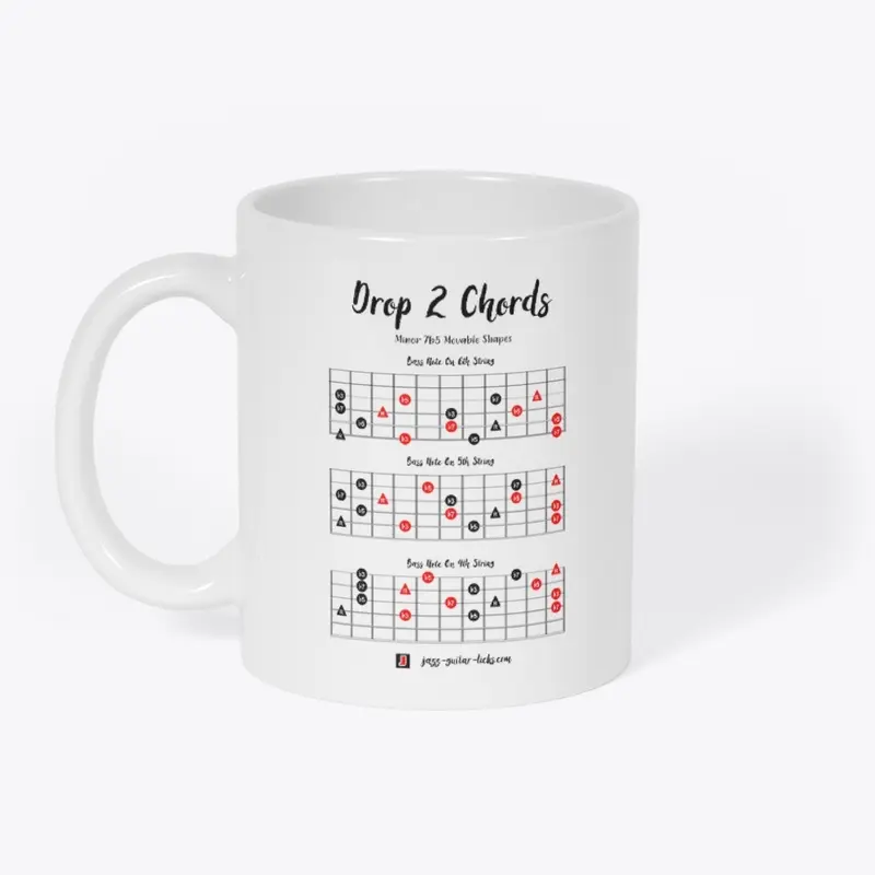 Guitar Mug Minor 7b5 Chords